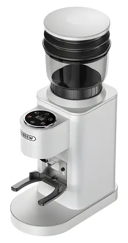 HiBREW G7 weiß / Elektrische Kaffeemühle / 48 Mahlgrade / Konische Mahlscheiben 48 mm / 160 g