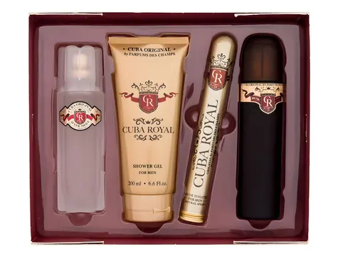 Cuba Royal Eau de Toilette 100 ml ~ Eau de Toilette 100 ml + Aftershave 100 ml + Duschgel 200 ml