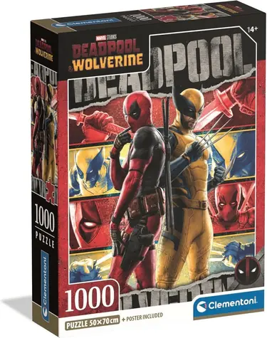 Clementoni Puzzle MARVEL: Deadpool & Wolverine / 1000 Teile / ab 14 Jahren