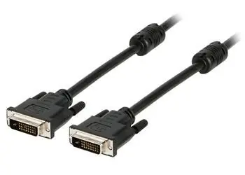 Valueline DVI-D-Kabel 24+1 mit Ferritkern / Videokabel / 10 m