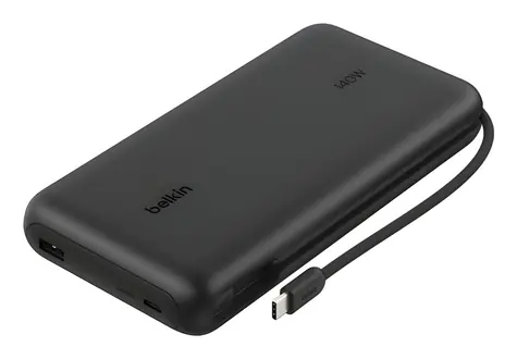 Belkin BOOST CHARGE 25000 mAh schwarz / Powerbank / USB-C-Kabel / mit Display