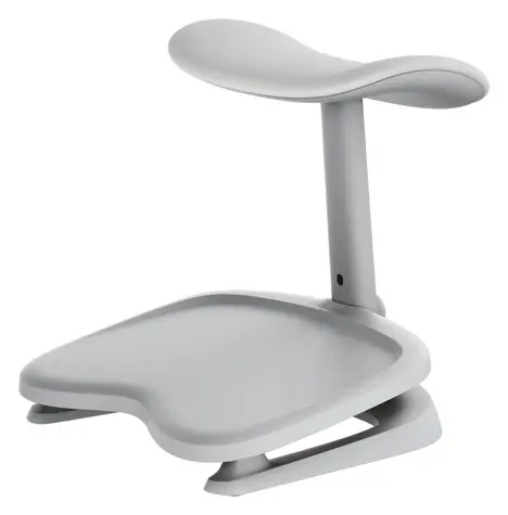 LiberNovo StepSync Space Grau / Fußstütze / Ergonomische Neigung 10° / Höhe 7-12 cm