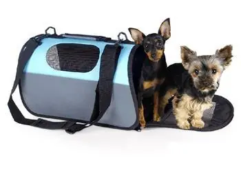 Textilbox SKYE blau / Hundebox / Größe M