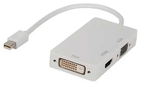 Valueline Multi-Adapter Mini DisplayPort / Reduzierstück / DVI, VGA, HDMI