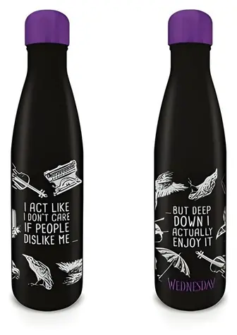 Mittwochs-Mir-egal-Flasche / Edelstahlflasche / 540 ml