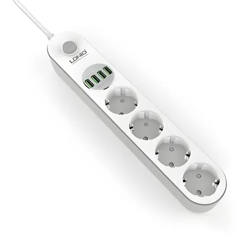 LDNIO SE4432 / Verlängerungskabel / 4 Steckdosen / 4X USB