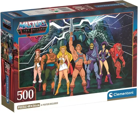 Clementoni Puzzle Impossible: Masters of the Universe / 500 Teile / 49 x 36 cm
