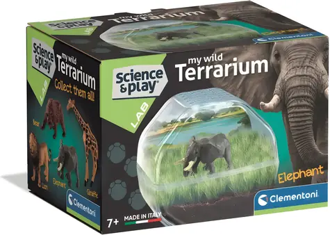 Clementoni Mini-Terrarium-Elefant / Kreativset