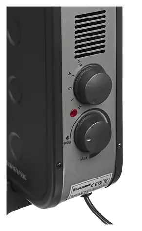 Ravanson CH-9000BT schwarz / Konvektor / 2000 W / einstellbarer Thermostat / Wand- und Bodenmontage