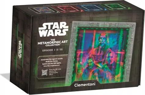 Clementoni Puzzle Star Wars I-II-III / 520 Teile / Leuchtend, metamorphosiert / 4 Batterien
