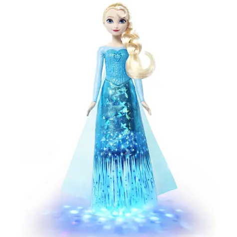 Mattel Elsa Puppe singt auf Englisch mit Lichteffekten / Disney Die Eiskönigin / ab 3 Jahren