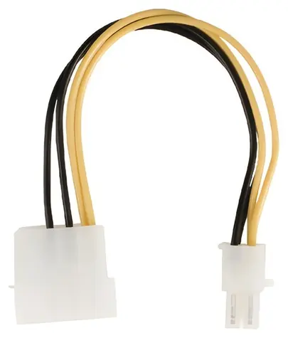 Valueline Reduktionskabel P4 - Molex / Reduktionskabel / 0,15 m / verschiedene Farben