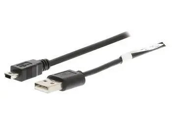 Valueline USB-A - Mini-USB B schwarz / USB-Kabel / USB 2.0 / 1 m