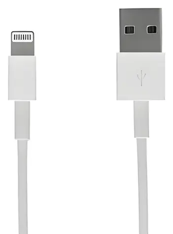 USB-A-auf-Lightning-Datenkabel, weiß / Datenkabel / 3 m