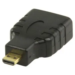 Valueline HDMI (F) - HDMI Micro (M) Adapter Gold / Adapter / vergoldete Anschlüsse / 3D/4K-Unterstützung