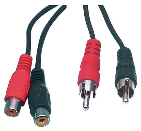 Valueline Cable-451/2 / Audio-/Video-Verlängerungskabel / 2x CINCH - 2x CINCH / 2,5 m