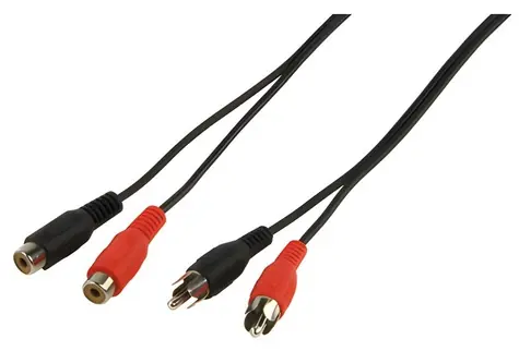 Valueline Cable-451/5 / Audio-/Videokabel / Verlängerungskabel / 2x CINCH - 2x CINCH / 5 m