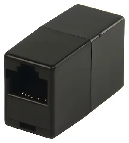 Valueline RJ45 (8P8C) CAT5-Stecker schwarz / Stecker / 2x RJ45 8P8C / Gerade