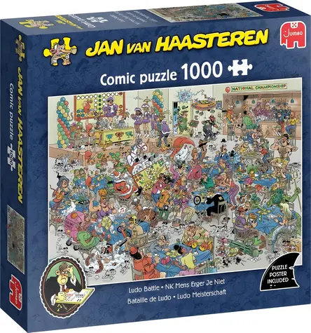 JUMBO-Puzzle JvH Mann, sei nicht wütend! / 1000 Teile / ab 15 Jahren