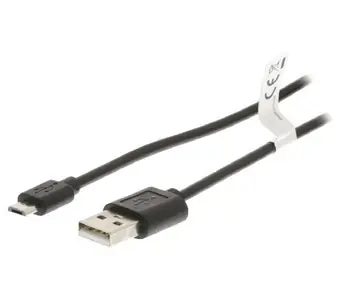 Valueline USB-A - Micro-USB B schwarz / USB-Kabel / USB 2.0 / 3 m