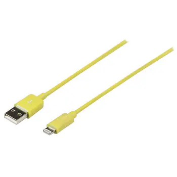 Valueline USB-A - Lightning-Kabel 1 m gelb / Synchronisierungs- und Ladekabel