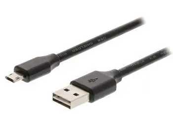 Valueline USB-A - Micro-USB-Kabel schwarz / Kabel / USB 2.0 / 2 m