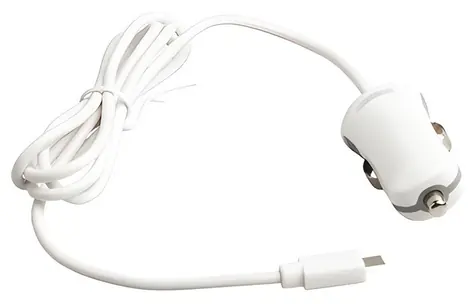 Valueline Autoladegerät weiß / Micro-USB / 2,1 A / 1 m