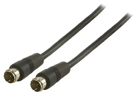 Valueline Antennenkabel mit F-Quick-Stecker - F-Quick-Stecker schwarz / Antennenkabel / 10 m