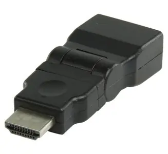 Valueline VLVP34905B / HDMI-Reduzierer / drehbar / vernickelt / 4K / 3D