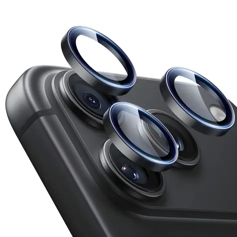 ESR Armorite Schwarz / Kameraschutzglas / Apple iPhone 18 Pro, 18 Pro Max / Gehärtetes Glas