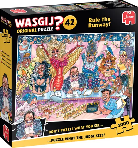JUMBO-Puzzle WASGIJ Original 42: Beherrsche den Pier! / 1000 Teile / ab 15 Jahren