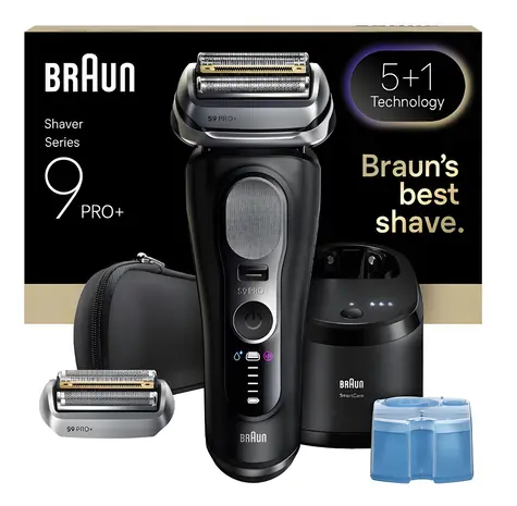 Braun Series 9 9660cc + Ersatzscherkopf / Rasierer / Herren / Display / Schnellladung