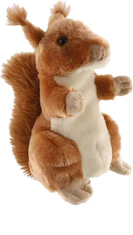SPARKYS Eichhörnchen-Handpuppe / 27 cm