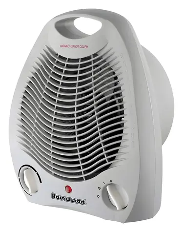 Ravanson FH-105 grau / Heißluftventilator / 2000 W / Drehregler / Thermosicherung