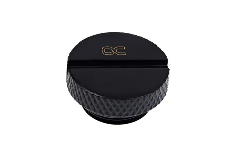 Alphacool Eiszapfen G1/4 schwarz / Blindanschluss / PC-Wasserkühlung / 1 Stück