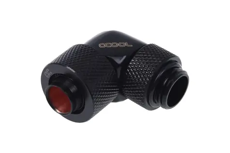 Alphacool HF schwarz / Gewindeanschluss / G1/4 / 90° drehbar / 13/10 mm