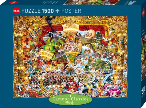 HEYE Puzzle Cartoon Classics: Chaotic Opera / 1500 Teile / 80 × 60 cm