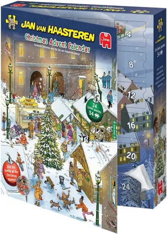 Jumbo-Puzzle JvH Adventskalender / 24×54 Teile / ab 15 Jahren