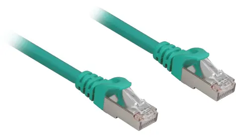 Sharkoon RJ45 CAT.6 SFTP grün / Patchkabel / Cat.6 / S/FTP / 1,5 m