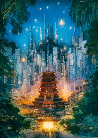 HEYE Puzzle Future Cities: Portal / 1000 Teile / 50 x 70 cm