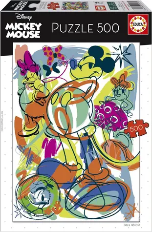 Educa Puzzle Mickey und Freunde / 500 Teile