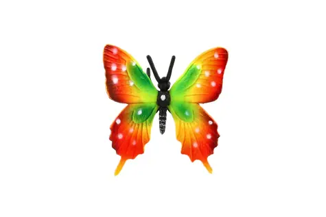ZOOTED Figur Tropischer Schwalbenschwanzfalter, bunt / Kunststoff / 6 cm / 3+