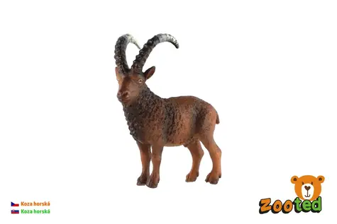 ZOOTED Figur Bergziege / Kunststoff / 8 cm / 3+