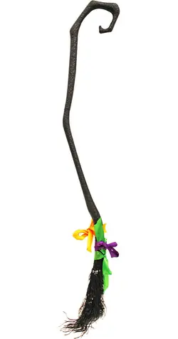 WIKY Karnevalshexenbesen / 130 cm / faltbar / 3-teilig