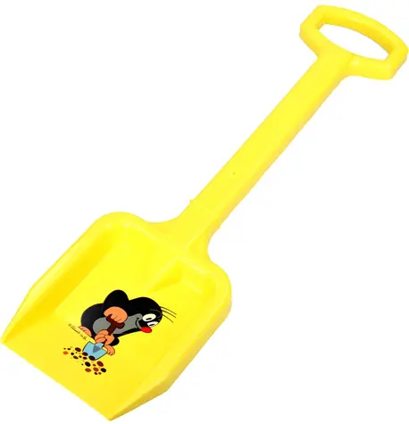 WIKY Sandspaten Maulwurf Gelb / Sandspielzeug / Kunststoff / 49 cm