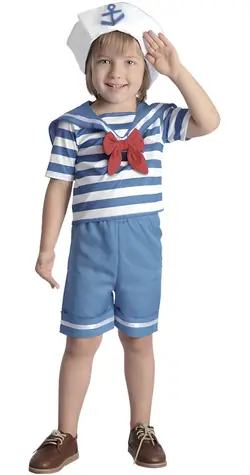 SPARKYS Matrosenkostüm 92-104 cm / Junge / 3-4 Jahre