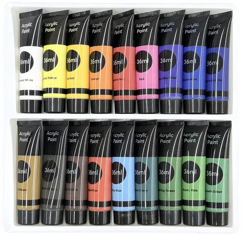SPARKYS Acrylfarben PROFI / 18 Farben