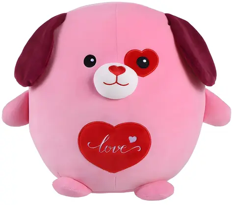 SPARKYS Plüschhund Lover rosa / 20 cm