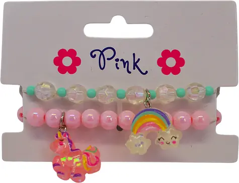 SPARKYS Armbänder Einhorn, Regenbogen / Armbänder / 2 Stück