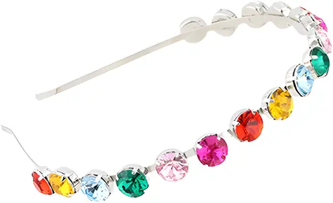 SPARKYS Haarband PINK / Strasssteine / Metall / 16x14x2 cm
